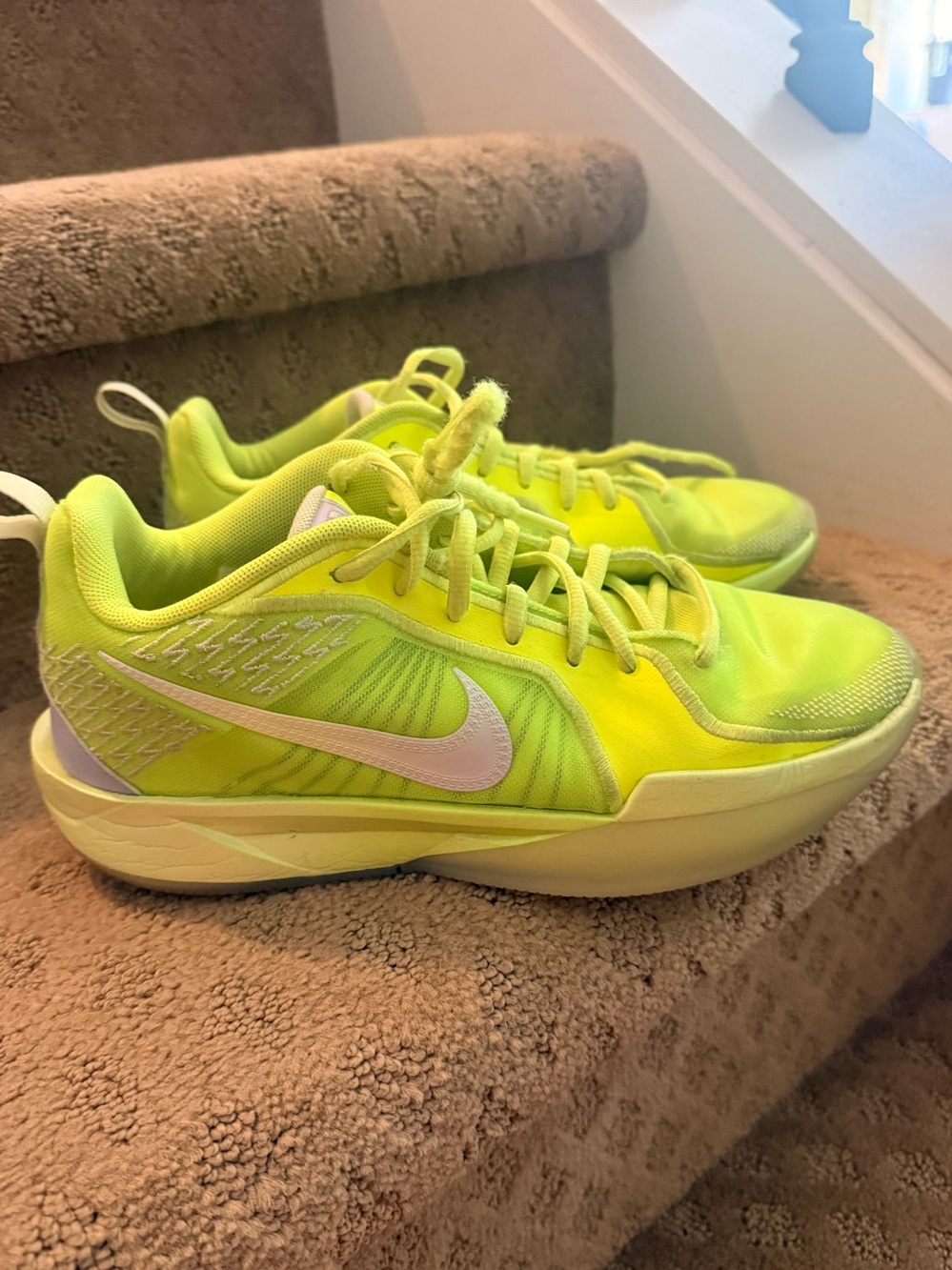 Nike Sabrina 2 SE "Volt" basketball shoes Youth size 5.5